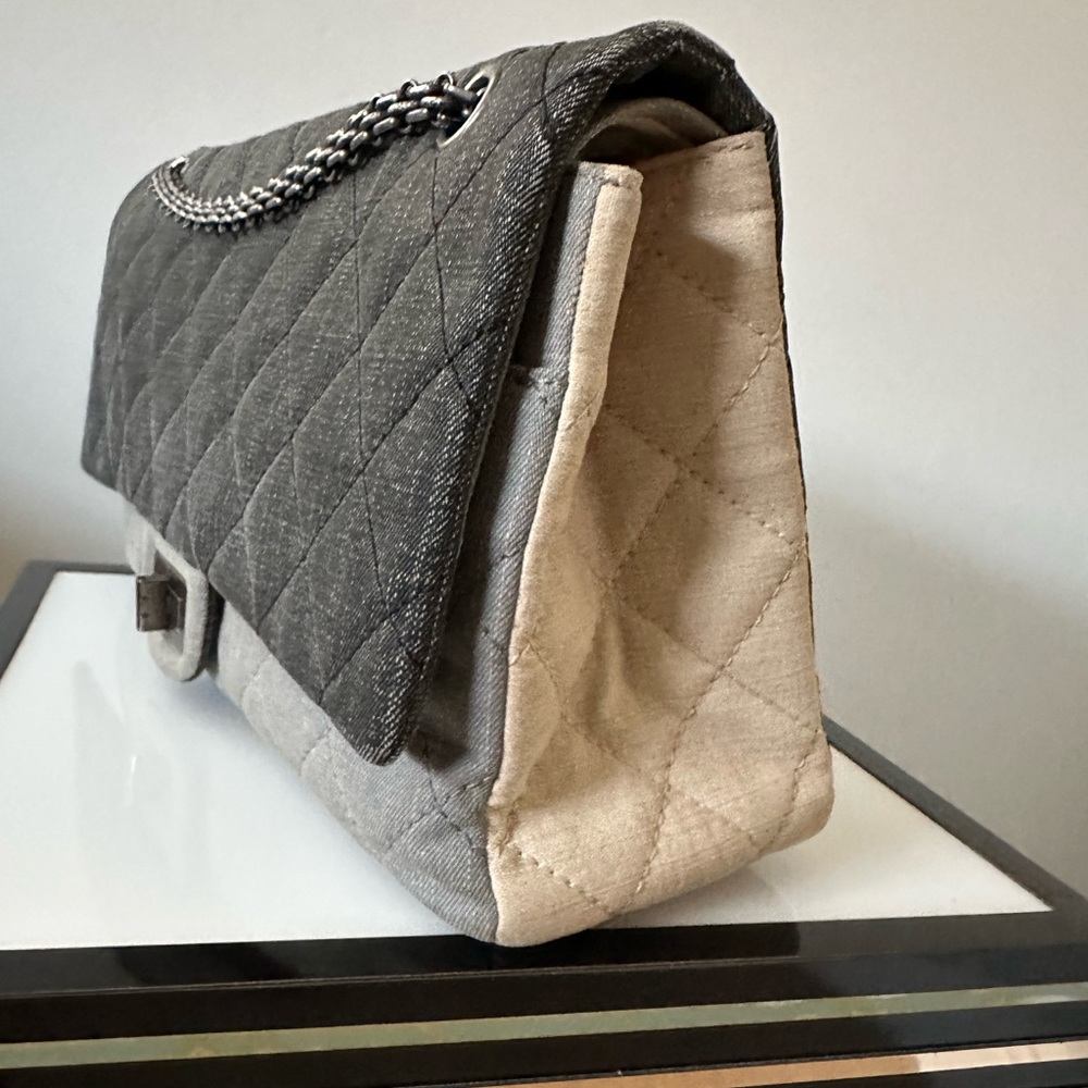 Chanel Denim Grey Reissue Medium Large Flap Bag - Picture 2 of 16